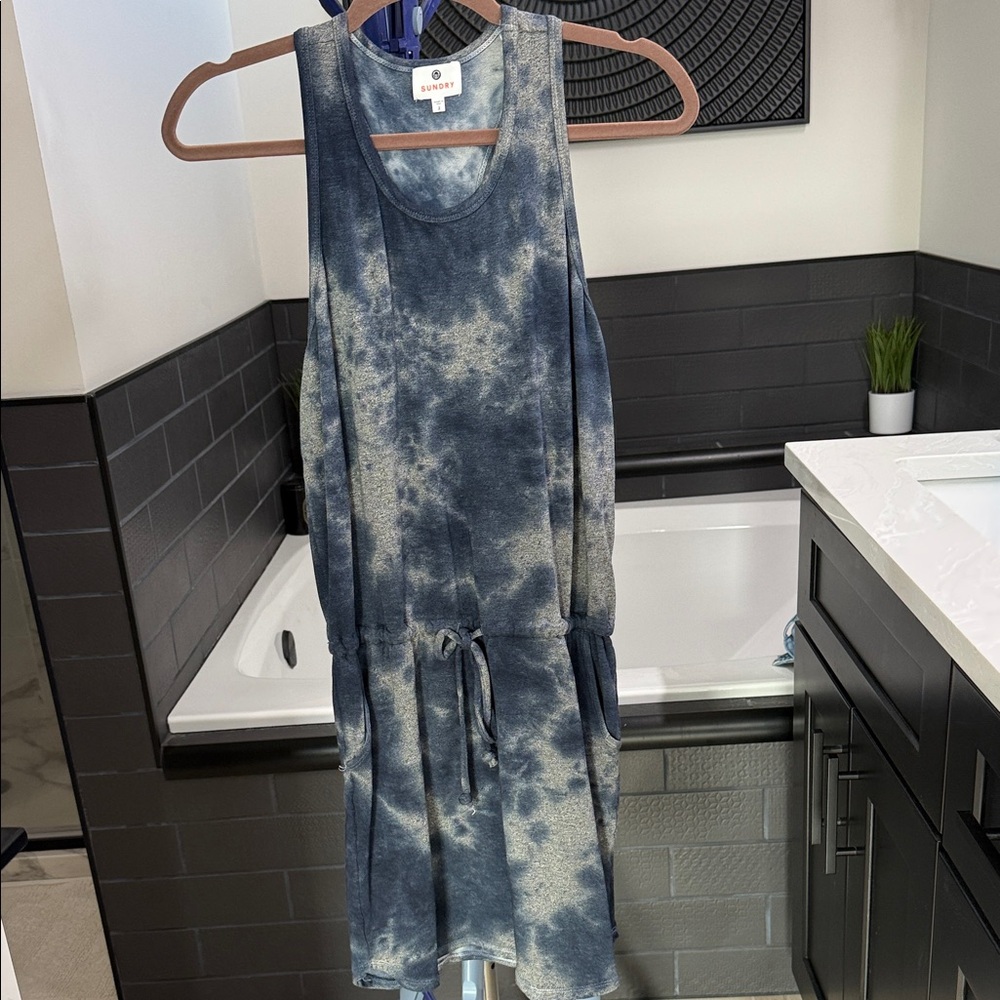 Sundry Tie-Dye Dress with pockets